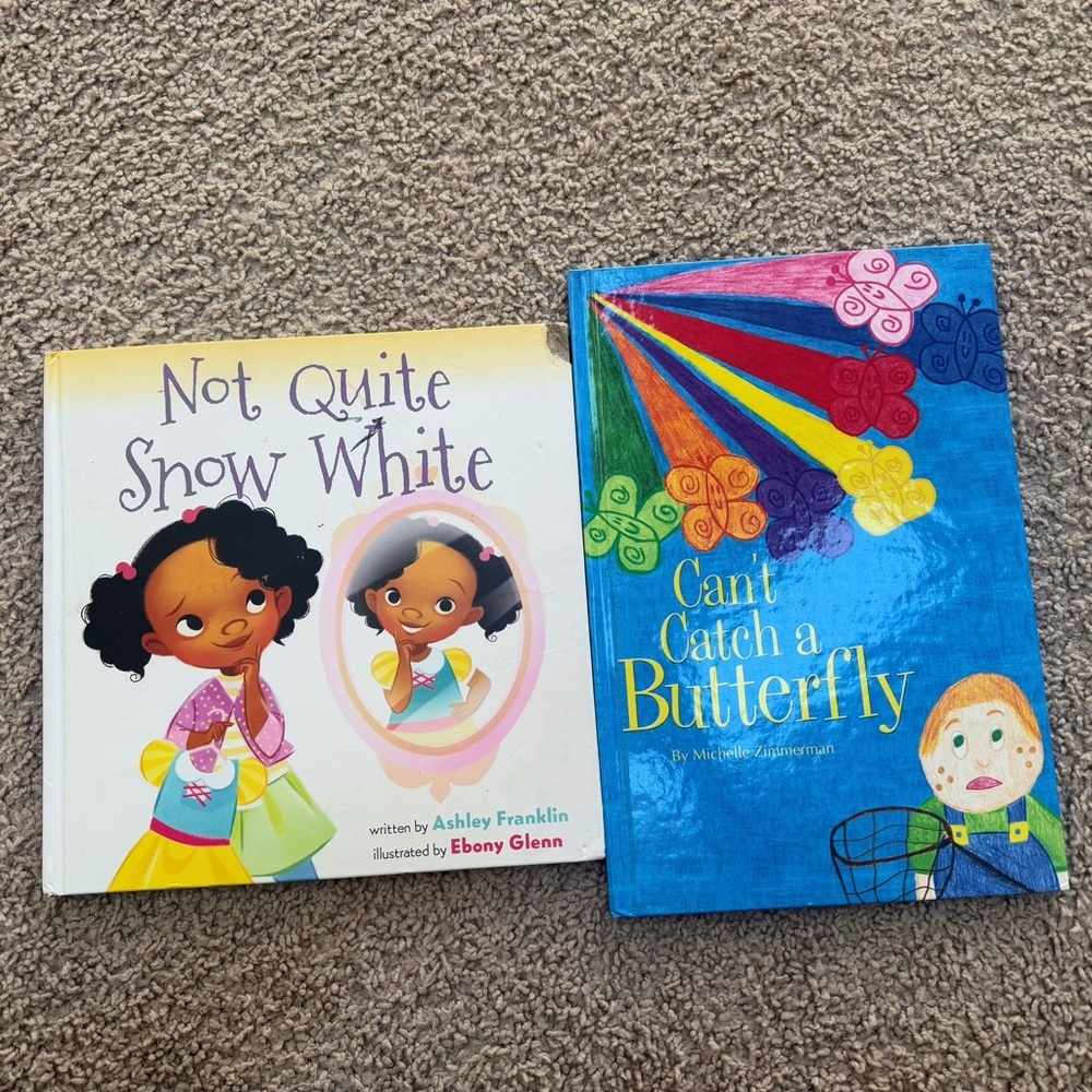 Kids Book Bundle Not Quite Snow White & Can’t Catch a Butterfly